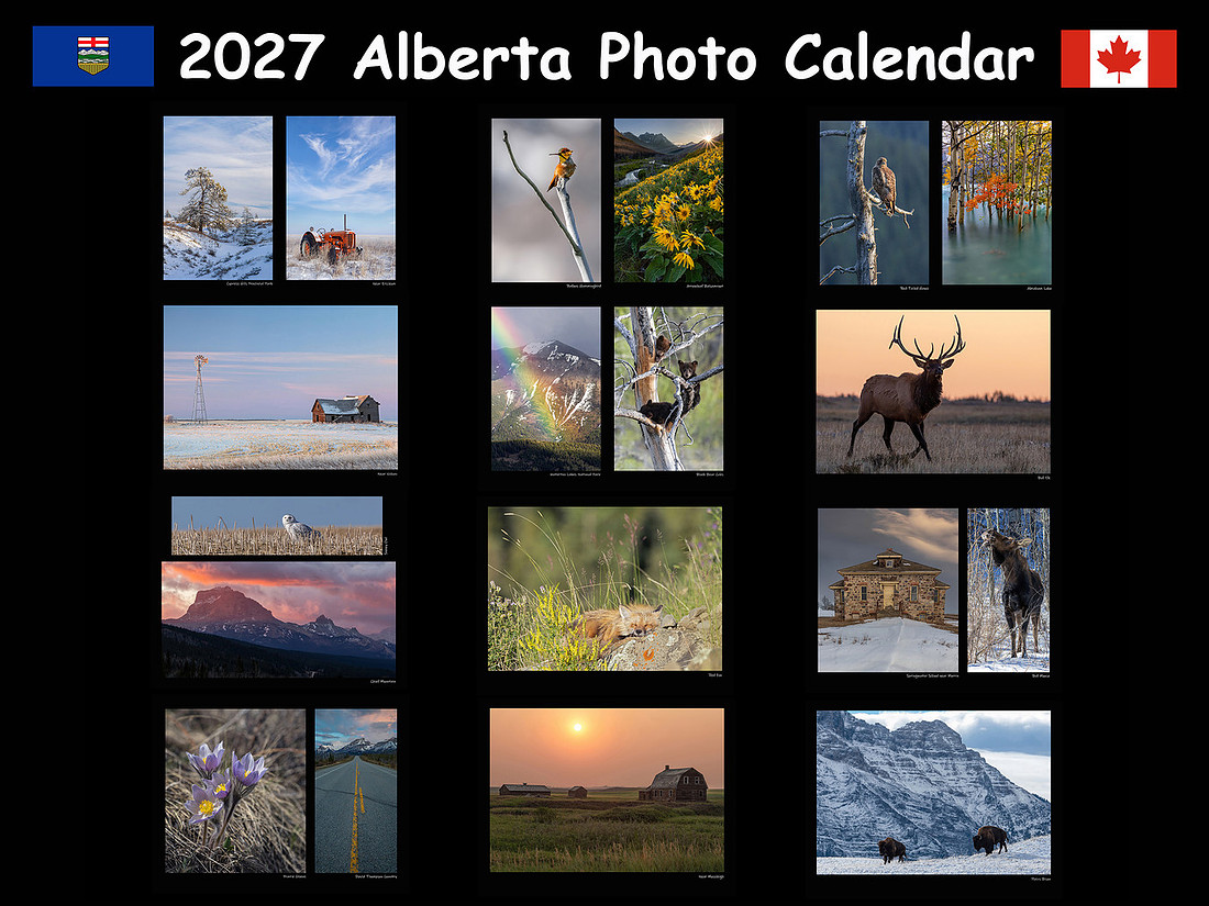 Alberta Photo Collage Calendar