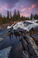 5. Sunset over Cameron River Ramparts, Northwest Territories